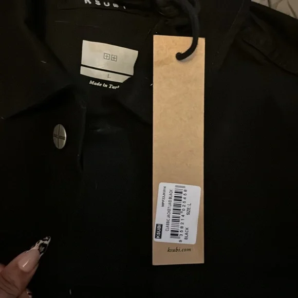 Black Ksubi Male Jean Jacket Men